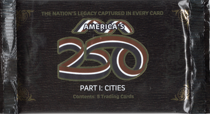 2026 Historic Autographs: America's 250 Part 1: Cities Hobby Pack (5 Cards)