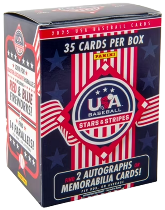 2025 Panini Stars & Stripes Baseball Blaster Box (7 Packs)