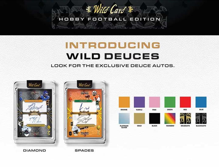 2024 Wild Card 5 Card Draw Stacked Deck Football Hobby Pack (1 Encased Card)