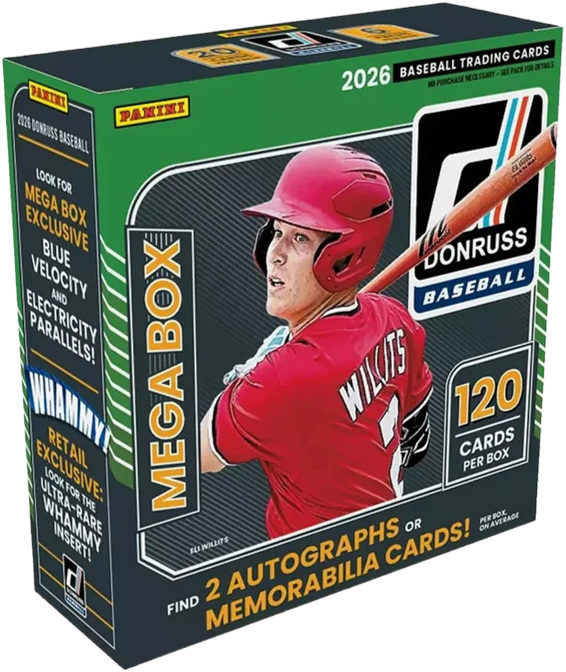 2026 Panini Donruss Baseball Mega Box (6 Packs)