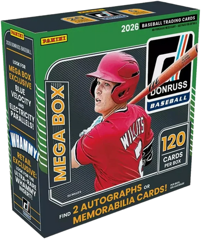 2026 Panini Donruss Baseball Mega Box (6 Packs)
