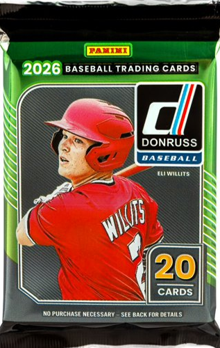 2026 Panini Donruss Baseball Mega Box (6 Packs)