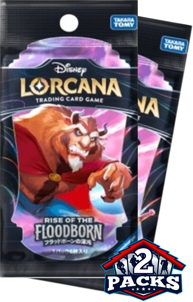 Disney Lorcana: Rise of the Floodborn (JPN) Booster 2pk (6 Cards Each)