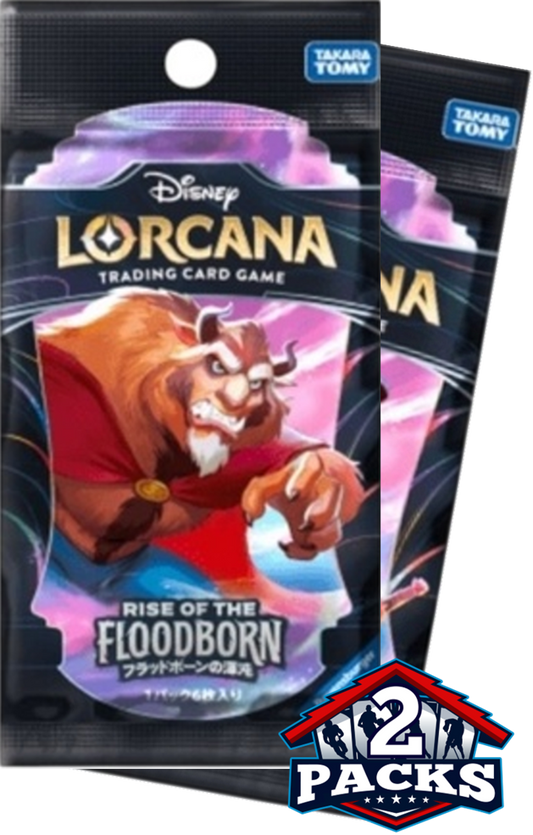 Disney Lorcana: Rise of the Floodborn (JPN) Booster 2pk (6 Cards Each)