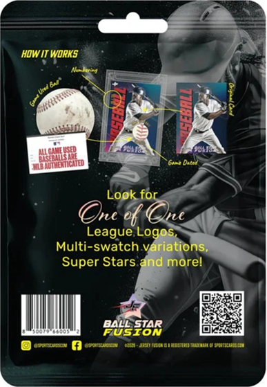 2026 Jersey Fusion Ball Star Baseball Hobby Pack