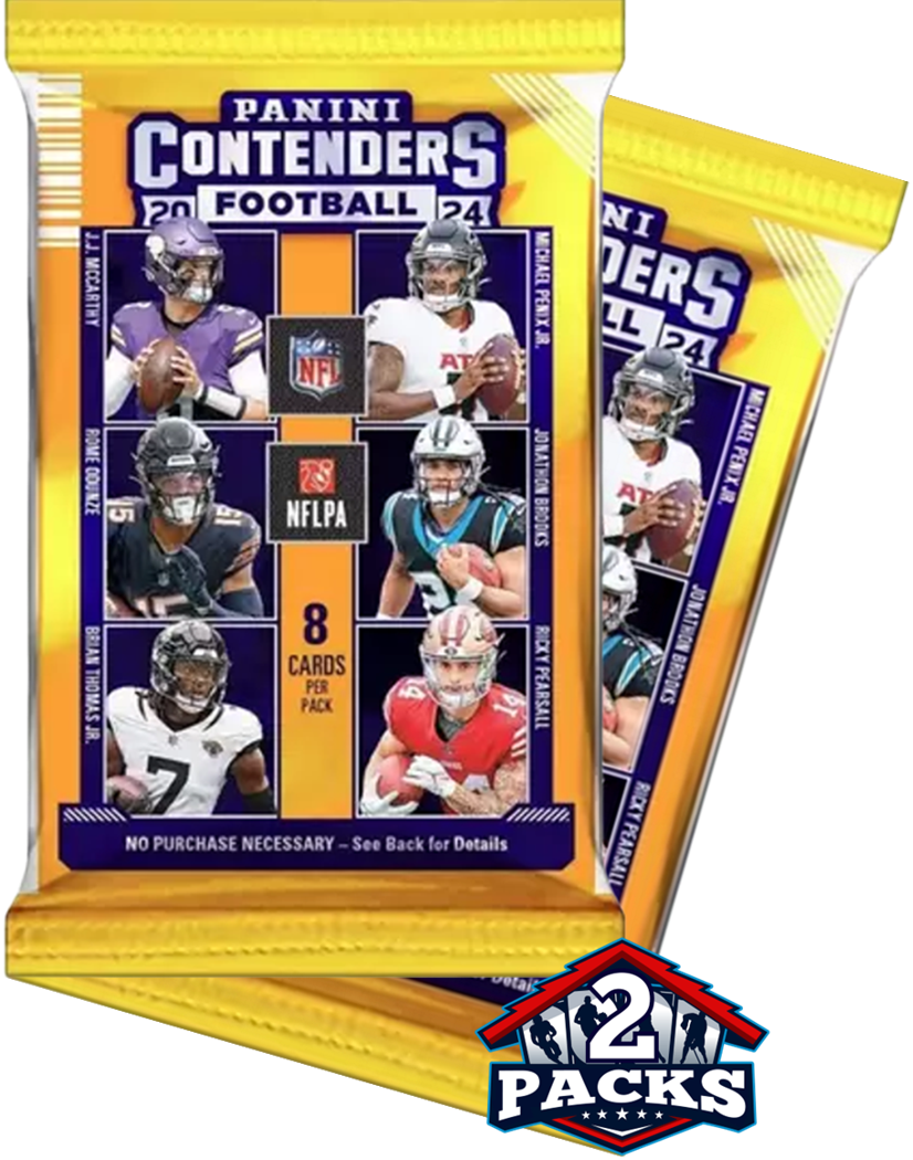 2024 Panini Contenders Football Retail 2pk (8 Cards Each)