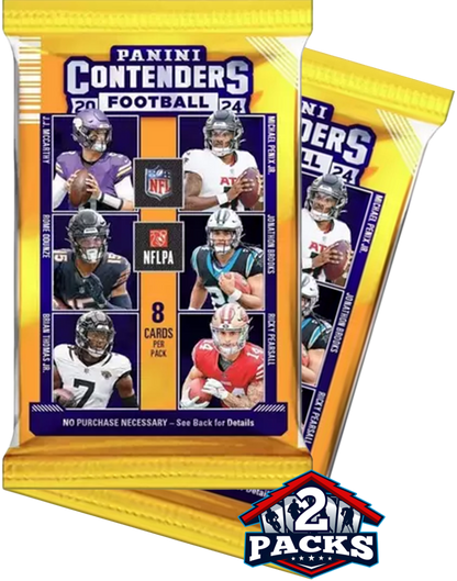 2024 Panini Contenders Football Retail 2pk (8 Cards Each)