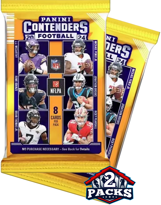 2024 Panini Contenders Football Retail 2pk (8 Cards Each)