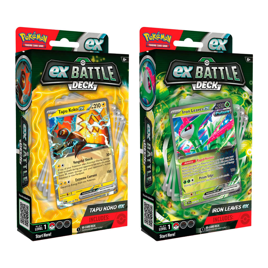 Pokémon TCG EX Battle Deck: Tapu Koko/ Iron Leaves (2/ 60 Card Decks)