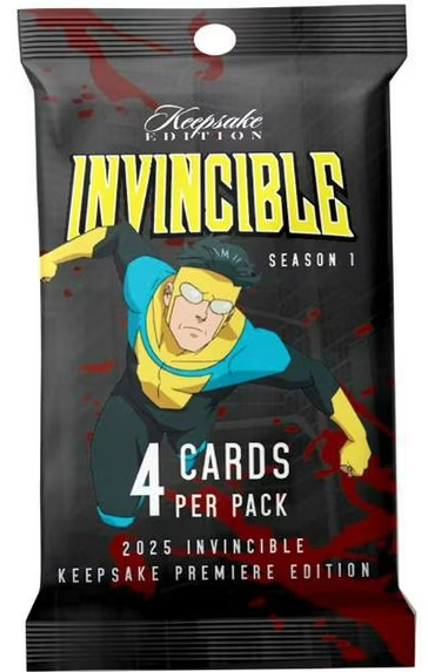 2025 Invincible Season 1 Keepsake Premiere Blaster Pack (4 Cards)
