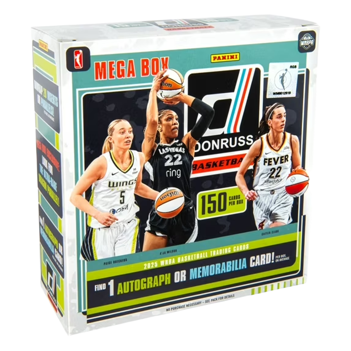 2025 Panini Donruss WNBA Mega Box (10 Packs)