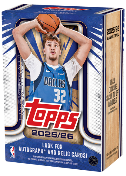 2025-26 Topps Basketball Value Box (7 Packs)