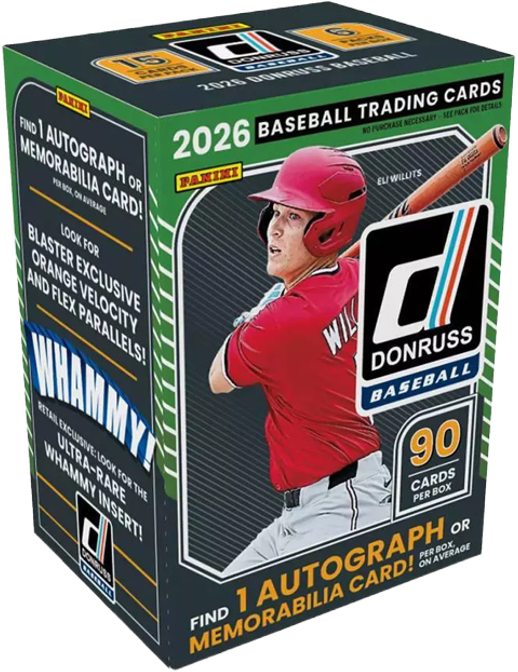 2026 Panini Donruss Baseball Blaster Box (6 Packs)
