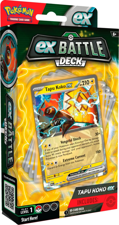 Pokémon TCG EX Battle Deck: Tapu Koko/ Iron Leaves (2/ 60 Card Decks)