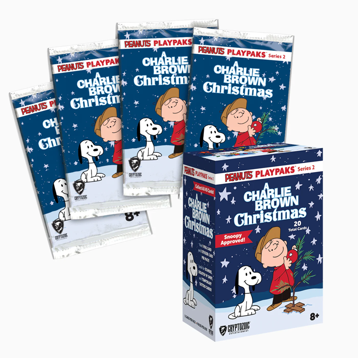 2025 Peanuts Playpaks A Charlie Brown Christmas Blaster Box (4 Packs)