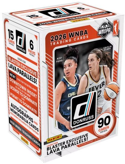 2026 Panini Donruss WNBA Basketball Blaster Box (6 Packs)