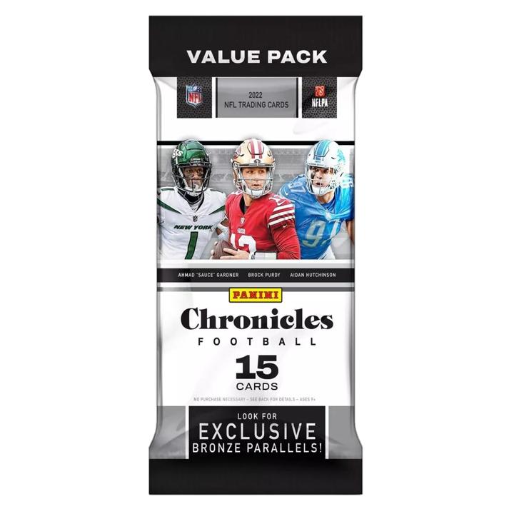 2022 Panini Chronicles Football Value Pack (15 Cards)