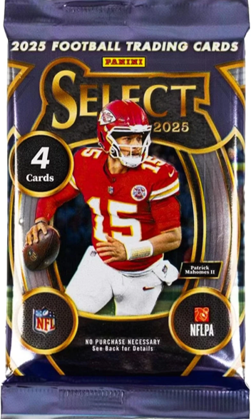 2025 Panini Select Football Blaster Pack (4 Cards)