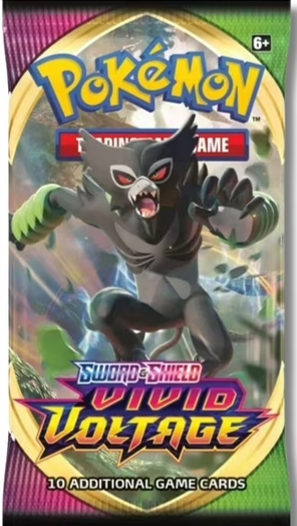Pokemon: Sword & Shield VIVID VOLTAGE English Booster Pack (10 Cards)