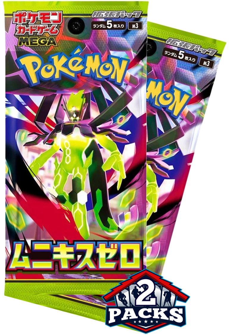 Pokemon: Munikis / Nihil Zero (m3) Japanese Booster 2pk (5 Cards Each)