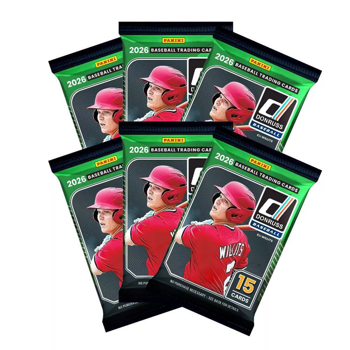 2026 Panini Donruss Baseball Blaster Box (6 Packs)