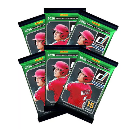 2026 Panini Donruss Baseball Blaster Box (6 Packs)