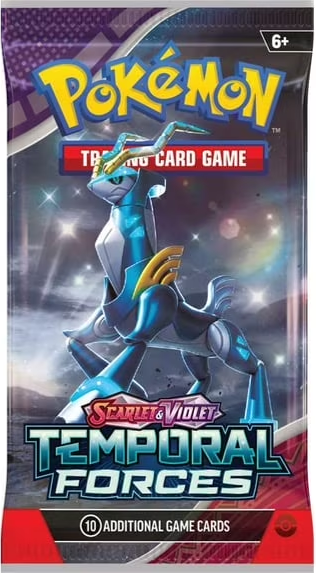 Pokemon: Scarlet & Violet TEMPORAL FORCES English Booster Pack (10 Cards)
