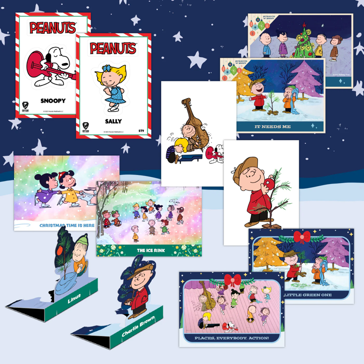 2025 Peanuts Playpaks A Charlie Brown Christmas Blaster Box (4 Packs)