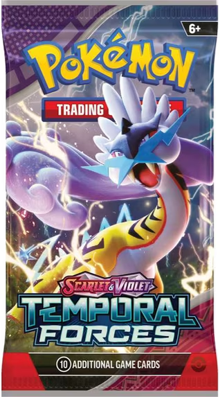 Pokemon: Scarlet & Violet TEMPORAL FORCES English Booster Pack (10 Cards)