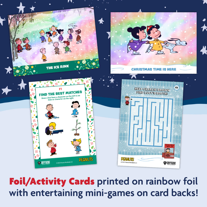 2025 Peanuts Playpaks A Charlie Brown Christmas Blaster Box (4 Packs)