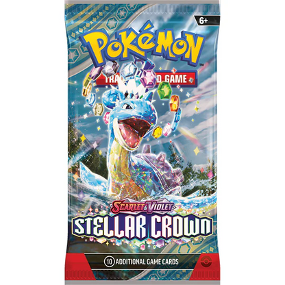 Pokemon Scarlet & Violet: Steller Crown Booster Pack (10 Cards)