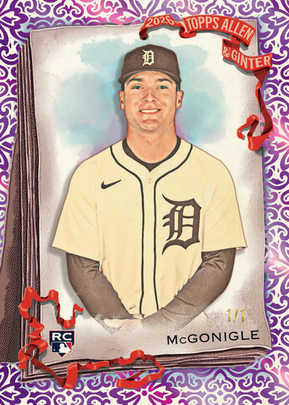2026 Topps Allen & Ginter Baseball Hobby Pack (8 Cards)