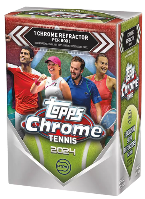 2024 Topps Chrome Tennis Blaster Box (7 Packs)