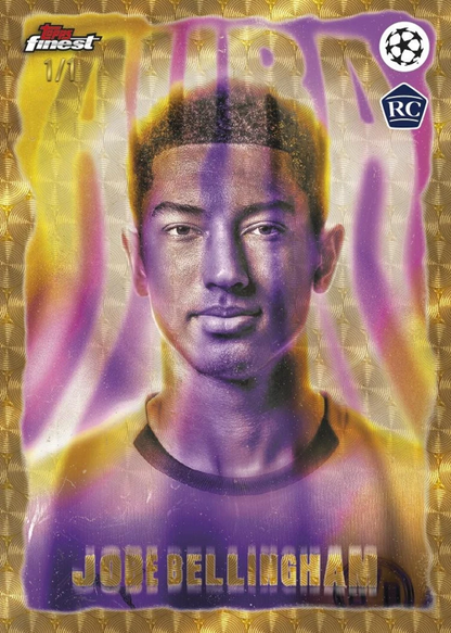 2025-26 Topps Finest UEFA Champions League Socer Hobby Pack (10 Cards)