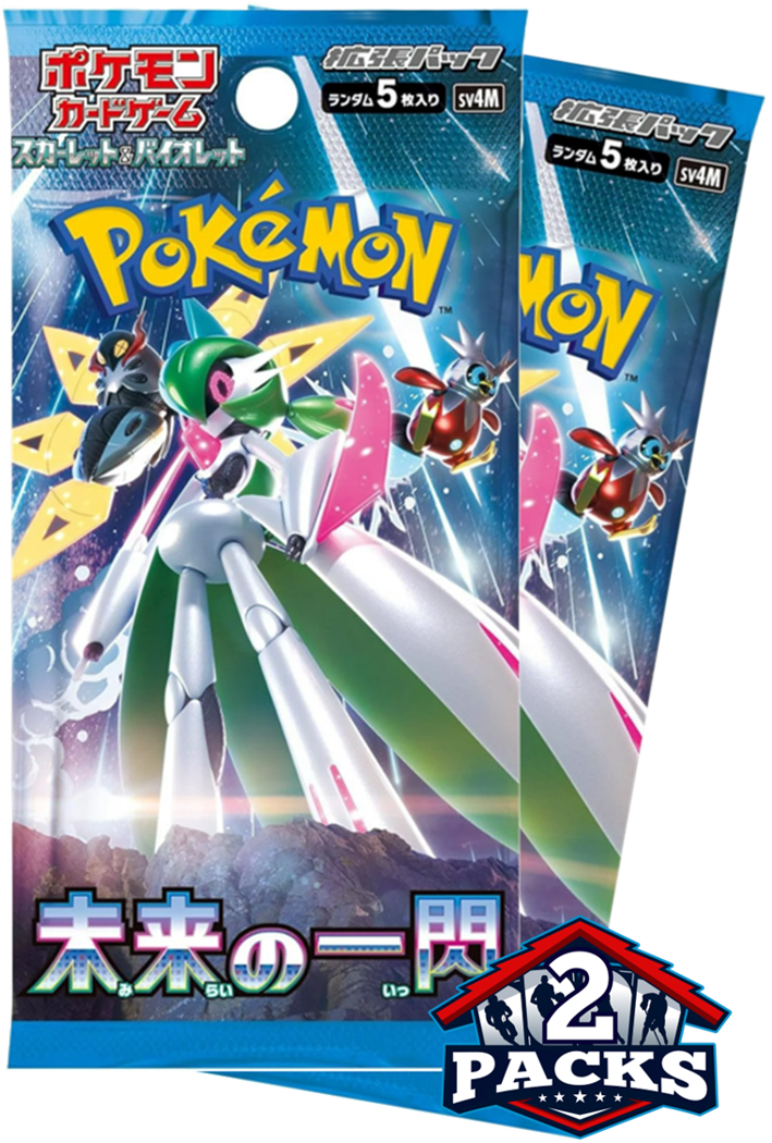 Pokemon: FUTURE FLASH (sv4M) JPN Booster 2pk (5 Cards Each)