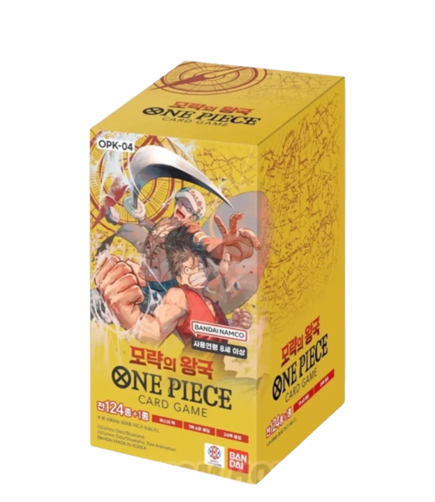 One Piece OPK04: Kingdom of Plots Korean Booster Box (24 Packs)