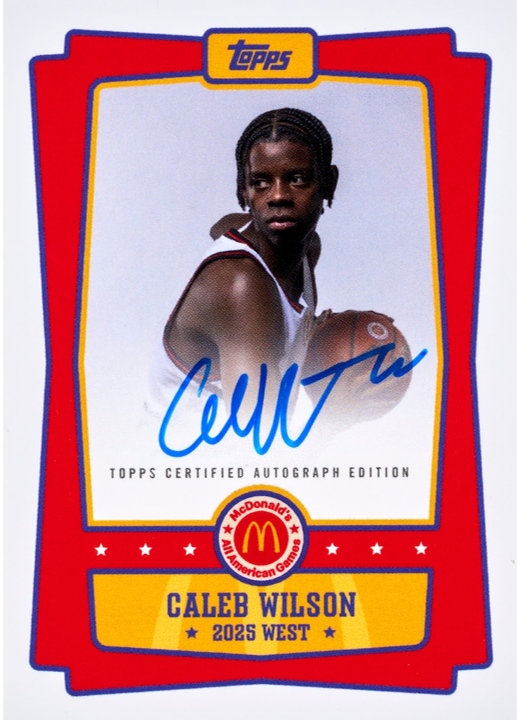 2025 Topps Chrome McDonalds All American Basketball Mega Box (5 Packs)