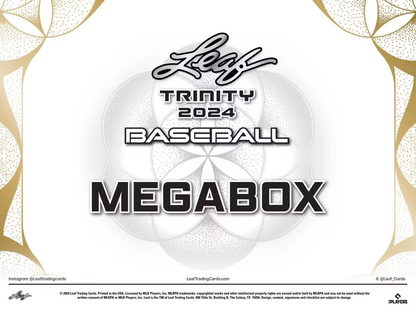 2024 Leaf Trinity Baseball Mega Box (10 Cards)