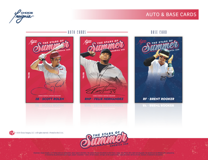 2026 Choice Insignia The Stars of Summer Patriotic Edition Box (20 Cards)
