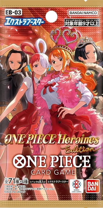 One Piece: Heroines Edition (EB03) Japanese Booster 2pk (6 Cards)