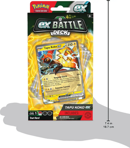 Pokémon TCG EX Battle Deck: Tapu Koko/ Iron Leaves (2/ 60 Card Decks)