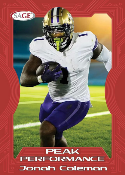 2026 Sage Low Series Football Hobby Pack (7 Cards)