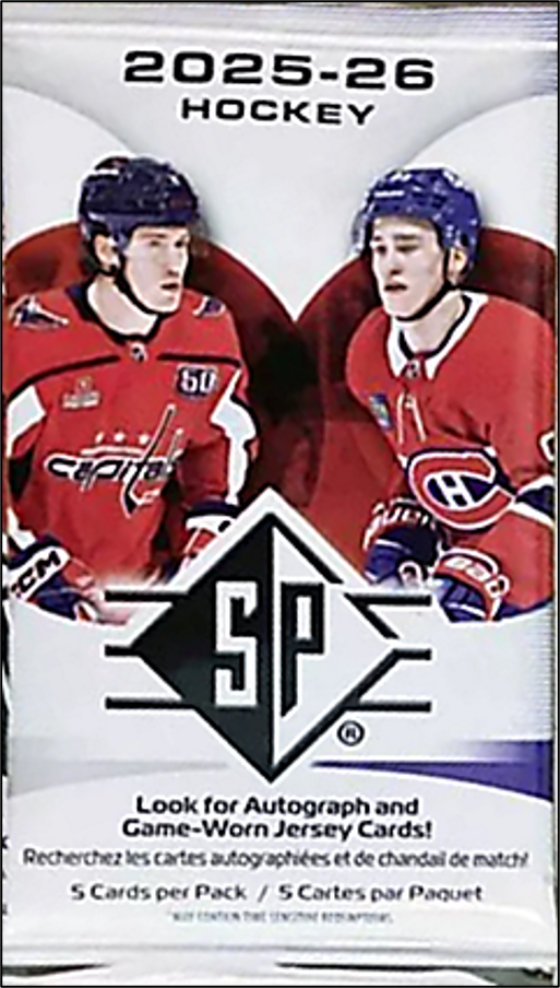 2025-26 Upper Deck SP Hockey Blaster Pack (5 Cards)
