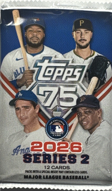 2026 Topps Series 2 Baseball Blaster Pack (12 Cards)