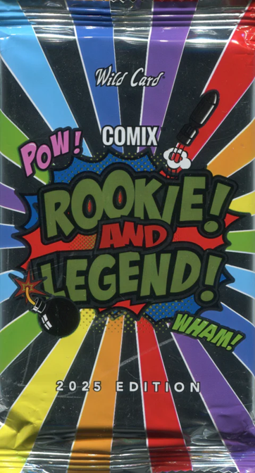 2025 Wild Card Comix Rookies & Legend Football Hobby Pack (1 Encased Card)
