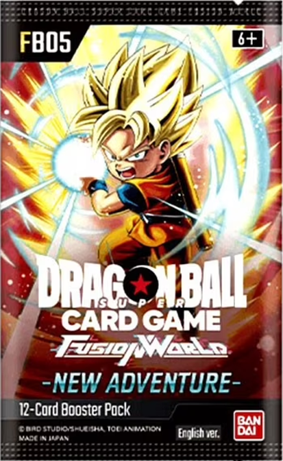 Dragon Ball Super: Fusion World - NEW ADVENTURE (FB05) Booster Pack (12 Cards)
