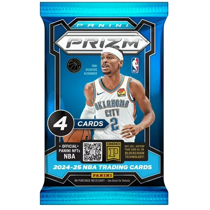 2024-25 Panini Prizm Basketball Retail Pack (4 Cards)