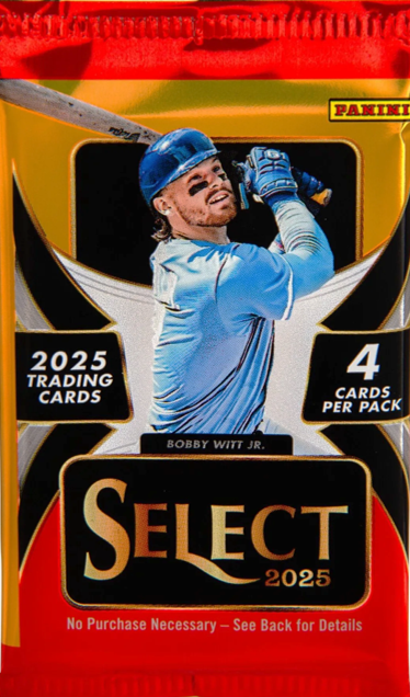 2025 Panini Select Baseball Hobby Blaster Pack (4 Cards)