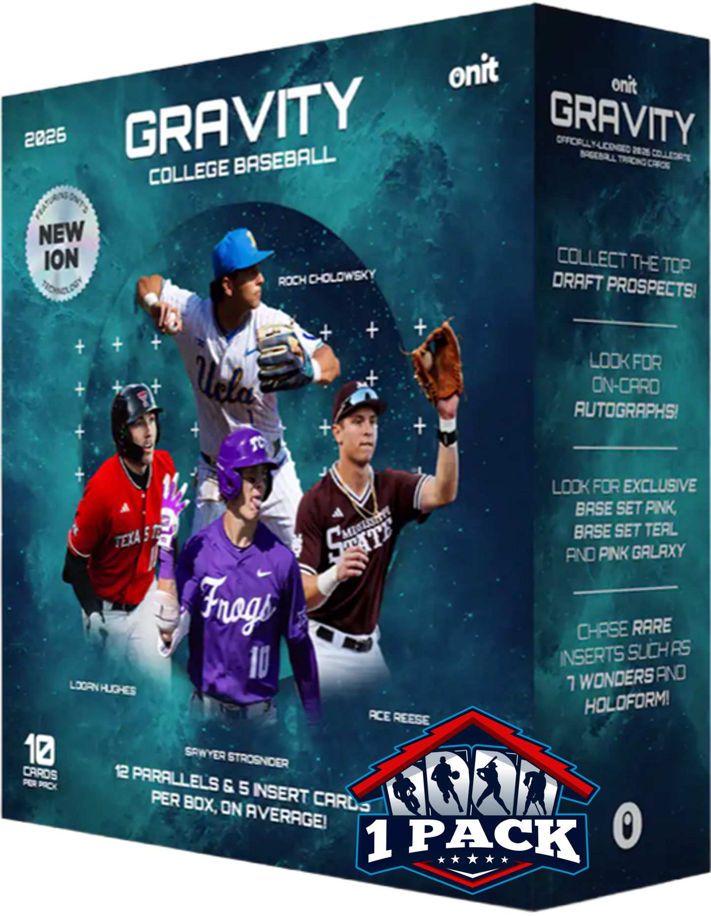 2026 ONIT Gravity Baseball Mega Box Pack (10 Cards)