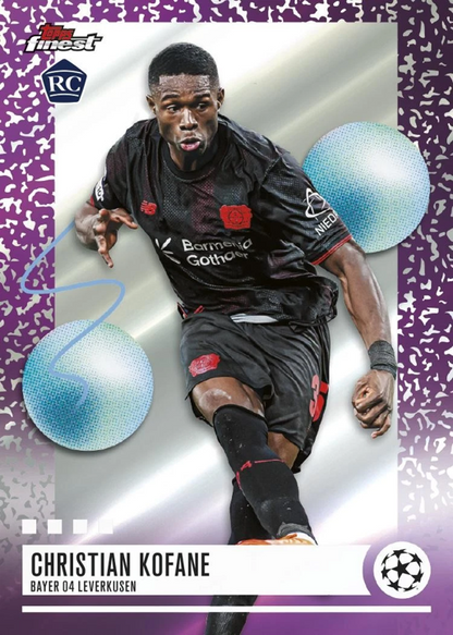 2025-26 Topps Finest UEFA Champions League Socer Hobby Pack (10 Cards)